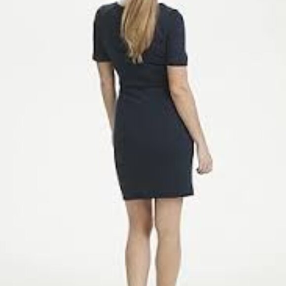 Kaff women s black Party cocktail Dress size small V-Neck with Sleeve by - Picture 8 of 16